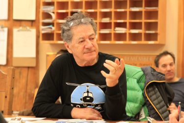 Mike Wiegele 2016 im Guides House - Copyright: Mike Wiegele Heliskiing